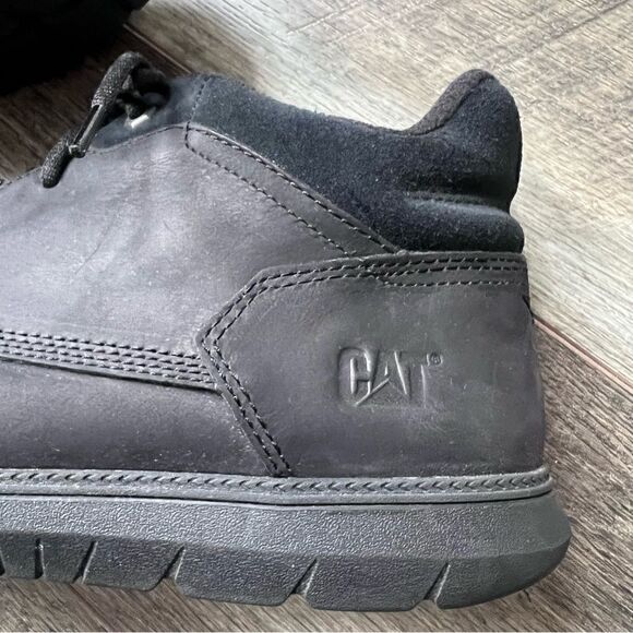 Caterpillar Men’s Leather Chukka Boots Black Size 12 Cat Shoes main image 10
